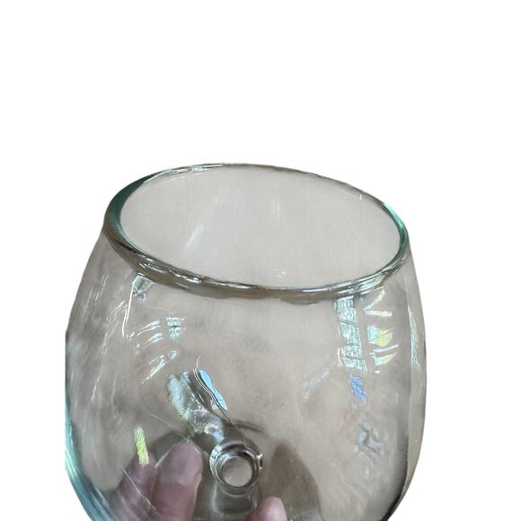 VTG Brandy Snifter 8 oz Glass Socializing Leisure 6" Cognac Cigar Man Cave Retro - Picture 3 of 8